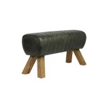 BENCH GYM LEATHER GREEN 90 - BENCHES